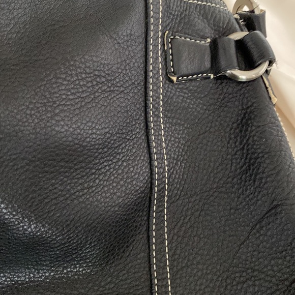 Genuine black leather , shoulder bag. - Picture 13 of 14